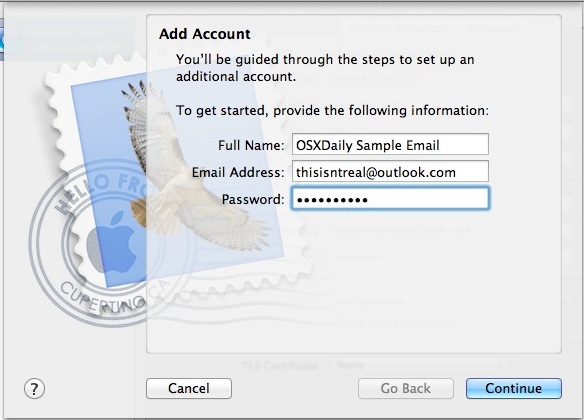 is there a limit on email accounts for mac